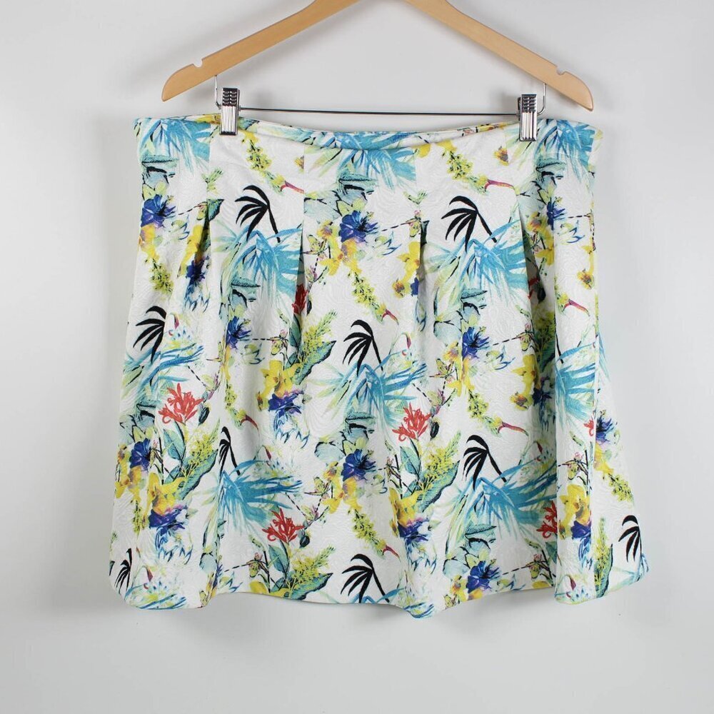 Kate & Mallory Colorful Tropical Skirt - XL - Picture 3 of 8